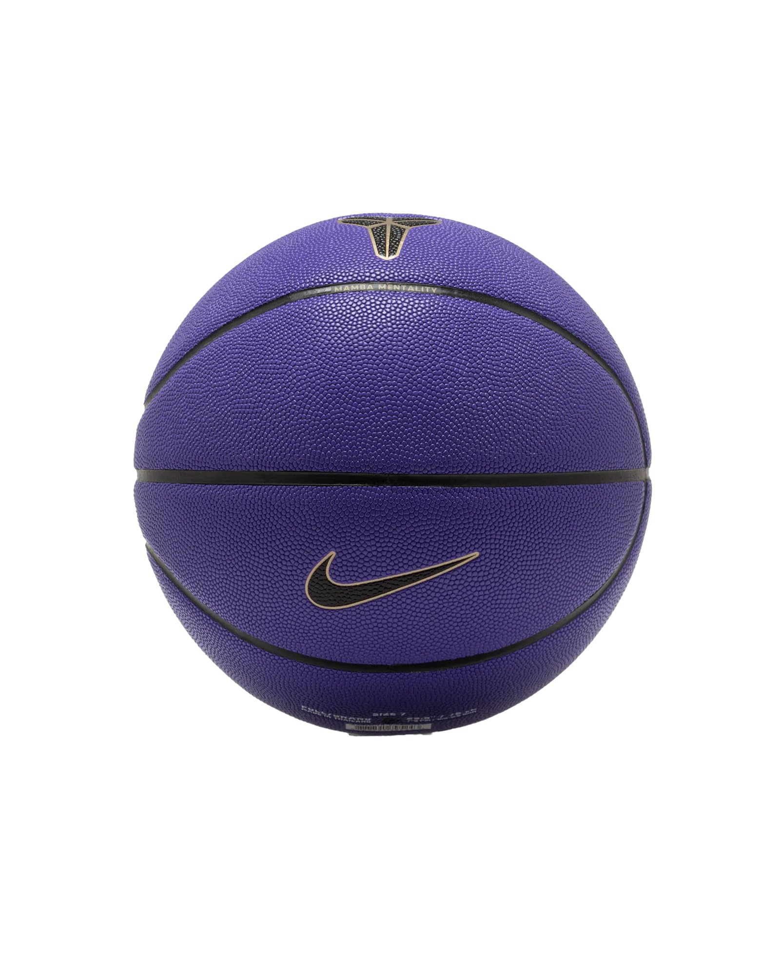Nike Unisex All Court 8P K Bryant CNY 2025 Deflated Balón de Baloncesto Varsity Purple/Black/Metallic Gold/Black 7