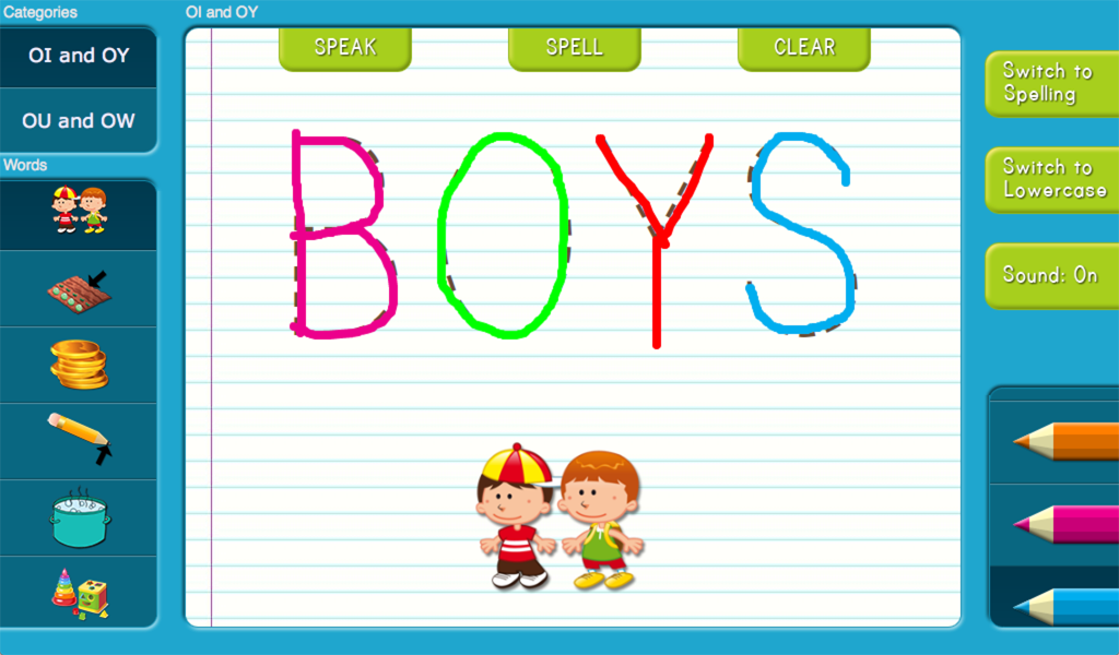 Phonics Write & Play - Second Grade - App on the Amazon Appstore