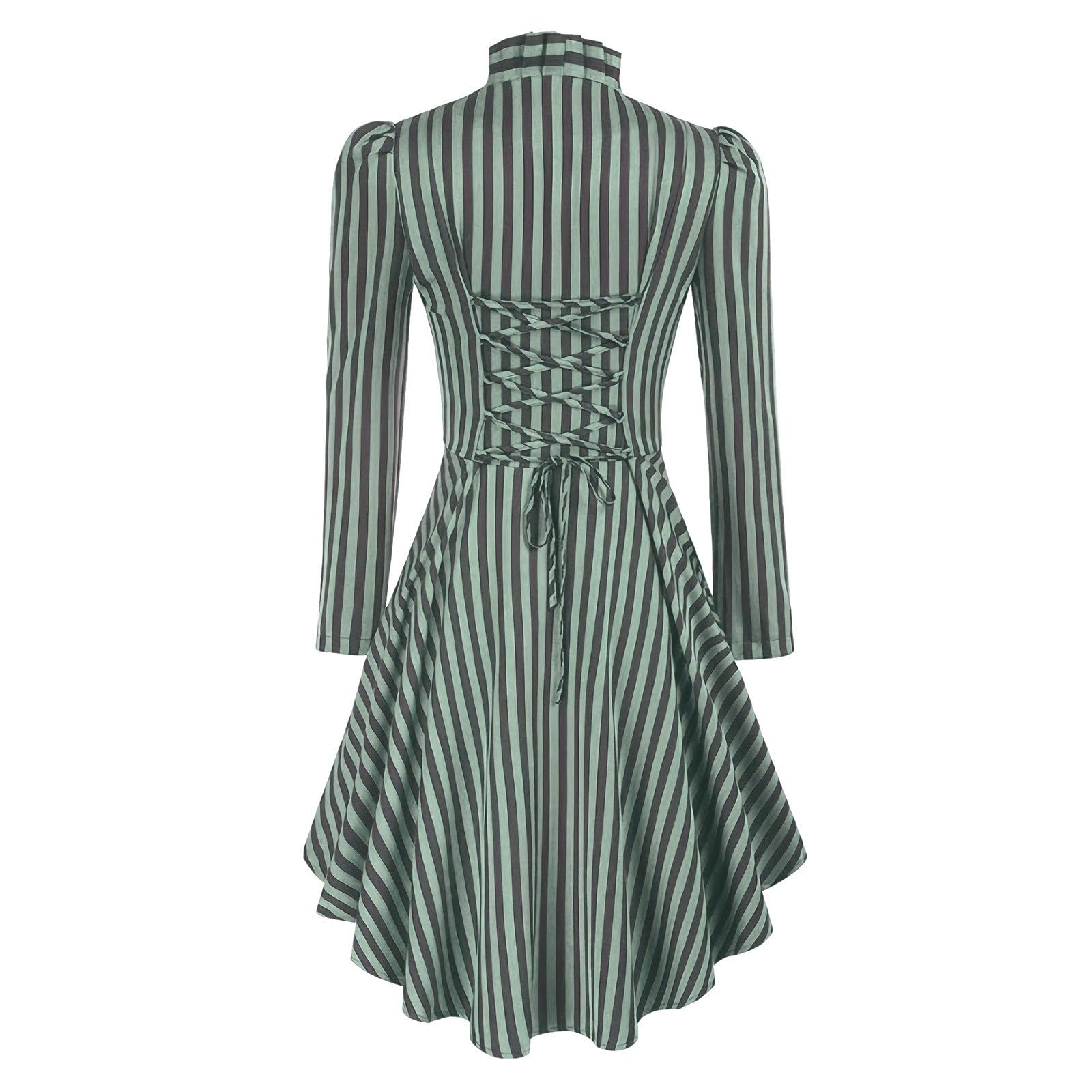Generisch Costume da cosplay da donna medievale anime carnevale Halloween gotico vittoriano retrò uniforme manga abito classico set chic A139