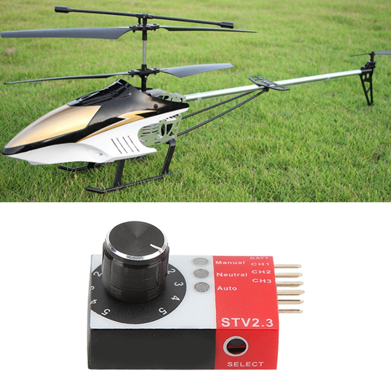Testeur de servo RC, mini testeur de servo d'hélicoptère RC haute précision 4,8 V-6,0 V STV2.3 testeur de mécanisme de direction de réglage pour modèle de télécommande
