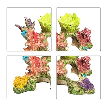 Amazon | 水槽 用 オブジェ アクアリウム オーナメント 珊瑚