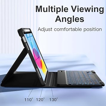 7-Colour Keyboard Case with Mouse Compatible with HUAWEI MatePad 12 X 2024