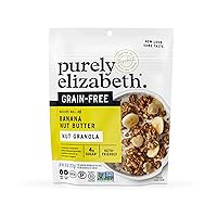 Vista 1 de purely elizabeth Puramente Elizabeth GrainFree Superfood Granola GlutenFree Vegan + Paleo Keto Certificado hecho con puré orgánico 8oz, mantequilla