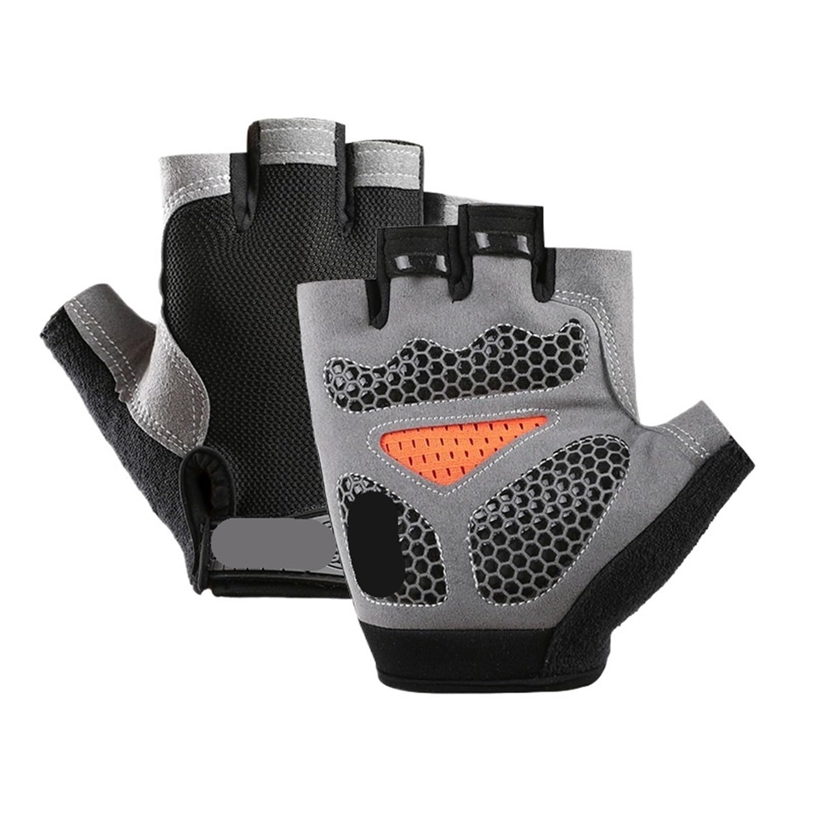 Guantes de gimnasio para ciclismo de medio dedo transpirables unisex