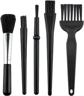 5 PCS Mini Keyboard Cleaning Brushes Kit, PP Handle Nylon Anti Static Electronic Dust Cleaning Brush for Computer Keyboard Motherboard Camera Small Space