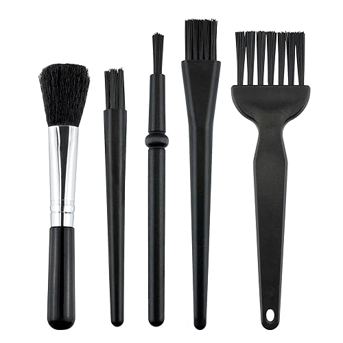 5 PCS Mini Keyboard Cleaning Brushes Kit, PP Handle Nylon