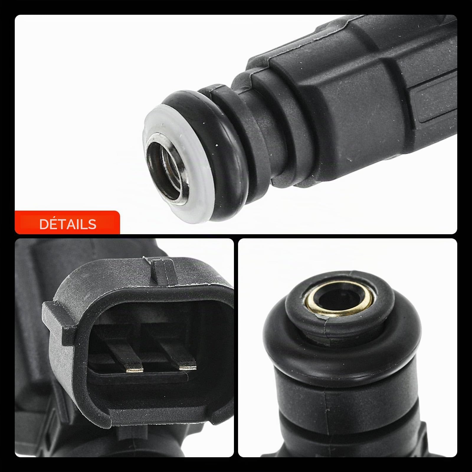 Frankberg 3 injecteurs de carburant | Compatible avec: DS3 SA, C1 II PA PS, 208 I CA CC, 108, C3 II SC, C-Élysée DD, 308 II L3 LB LH LP LW, 2008 I CU