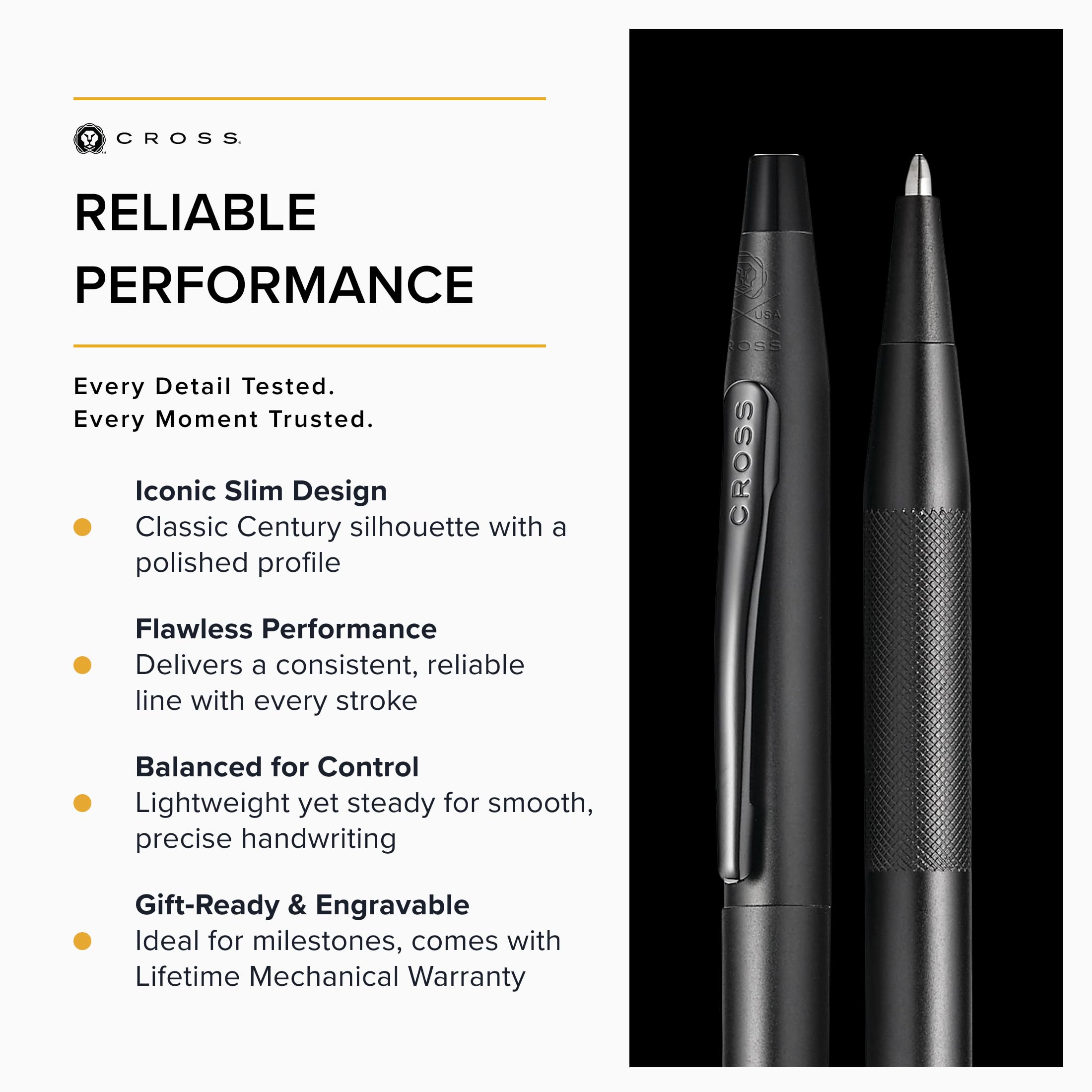 筆記具 Cross Classic Century Black Micro Knurl Amazon.com : Cross Classic Century Black PVD Micro-knurl Ballpoint