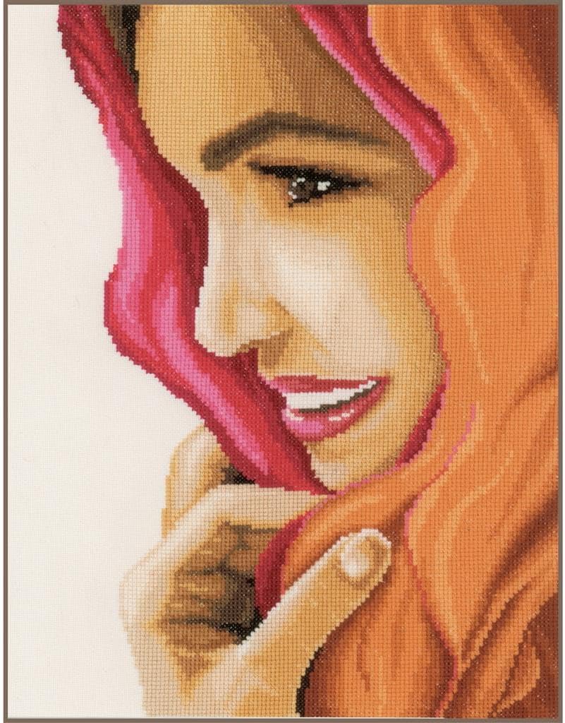 Vervaco Counted Cross Stitch Kit Woman with Craft