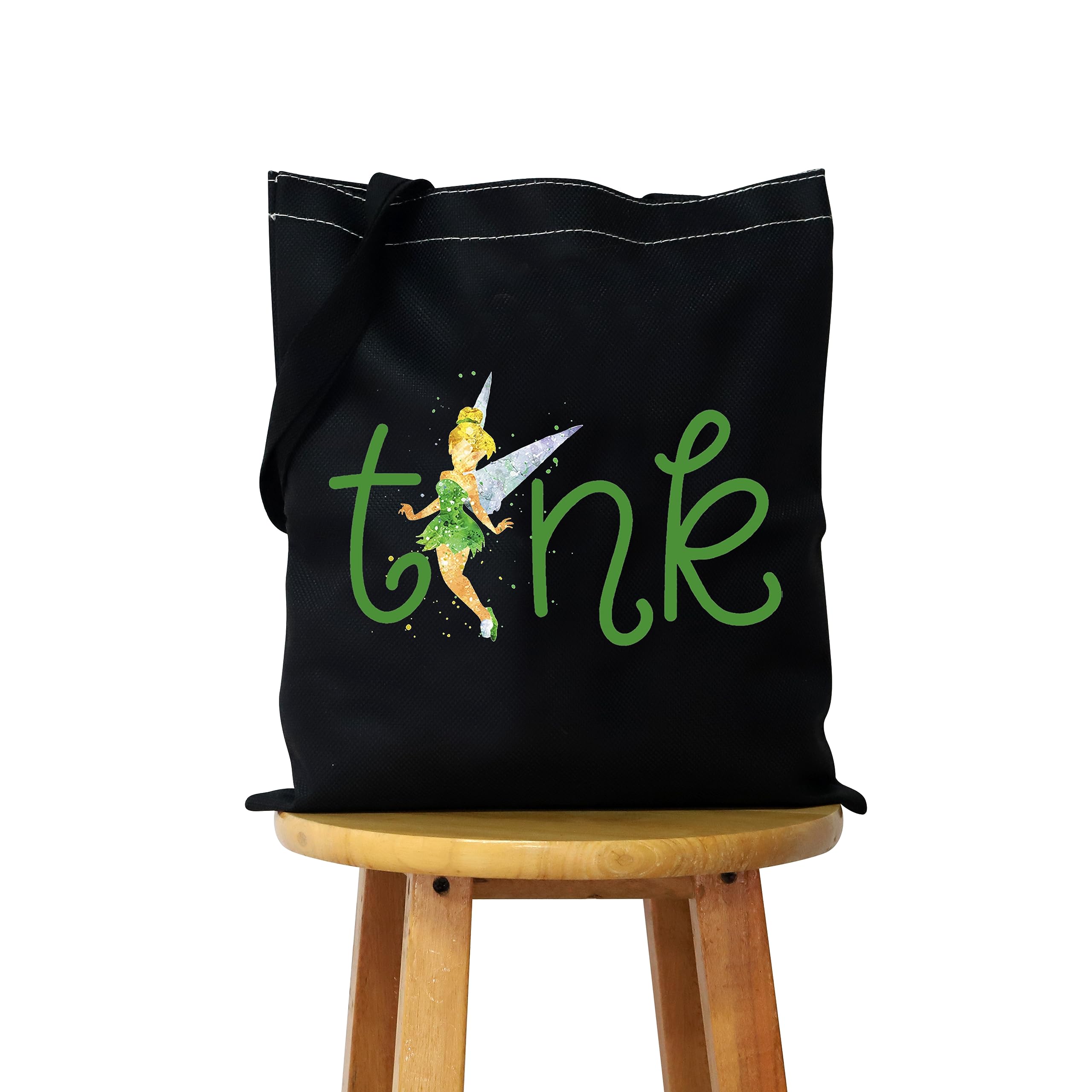 WCGXKO TinkerBell Make-up-Tasche – Reißverschlusstasche Mit Marmor-Druck, 23 X 18 Cm, Für Kosmetik & Accessoires