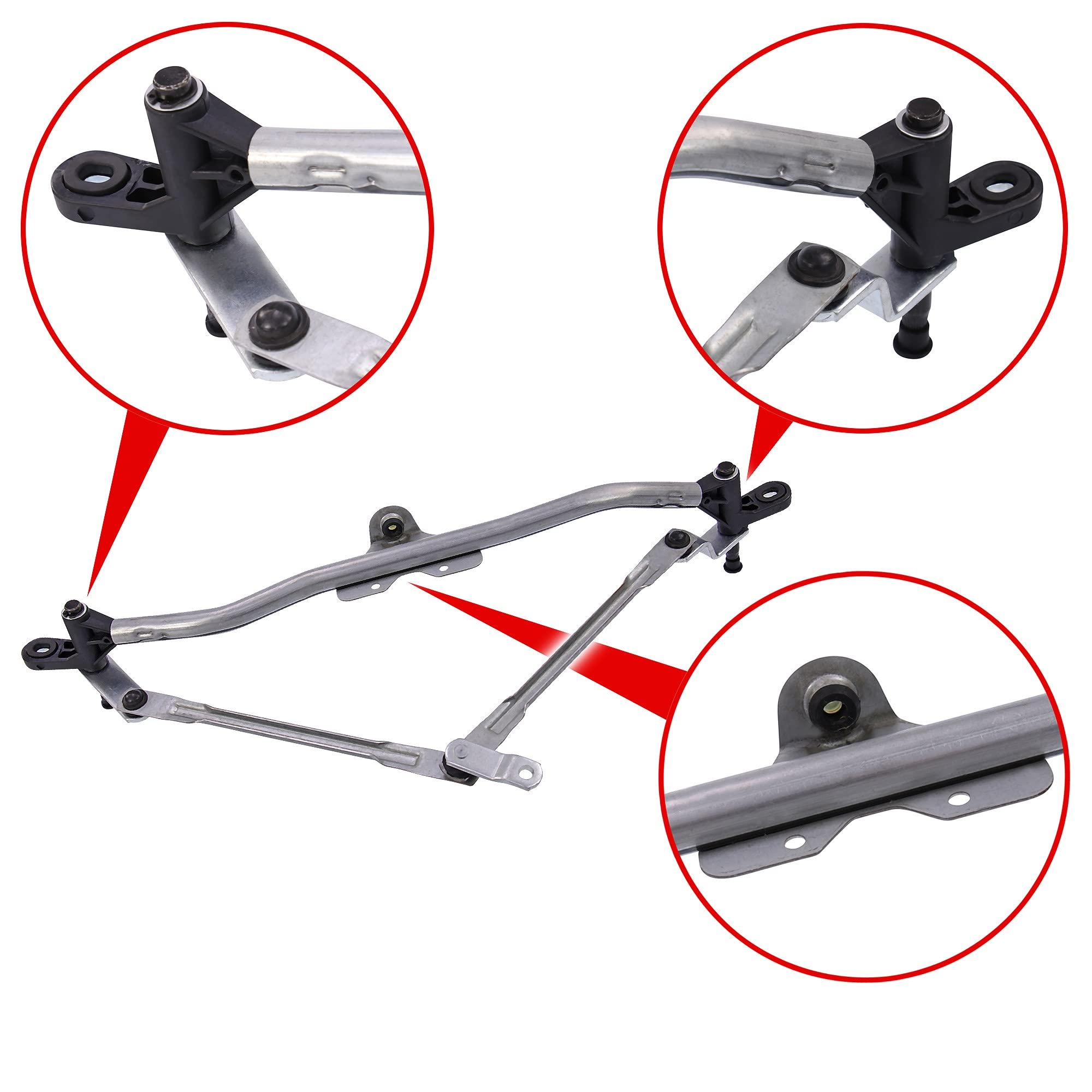 FT93126 FAST Tiranteria tergicristallo per veicolo con guida a Sx, anteriore, senza motore