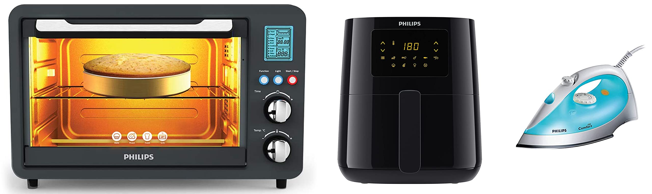 Buy Philips HD6975/00 25 Litre Digital Oven Toaster Grill, Grey, 25