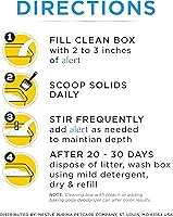 Vista 5 de Purina Tidy Cats Tidy Care Alert - Arena para gatos con cristales de sílice, control de la salud de los gatos, no aglutinante, 8 libras