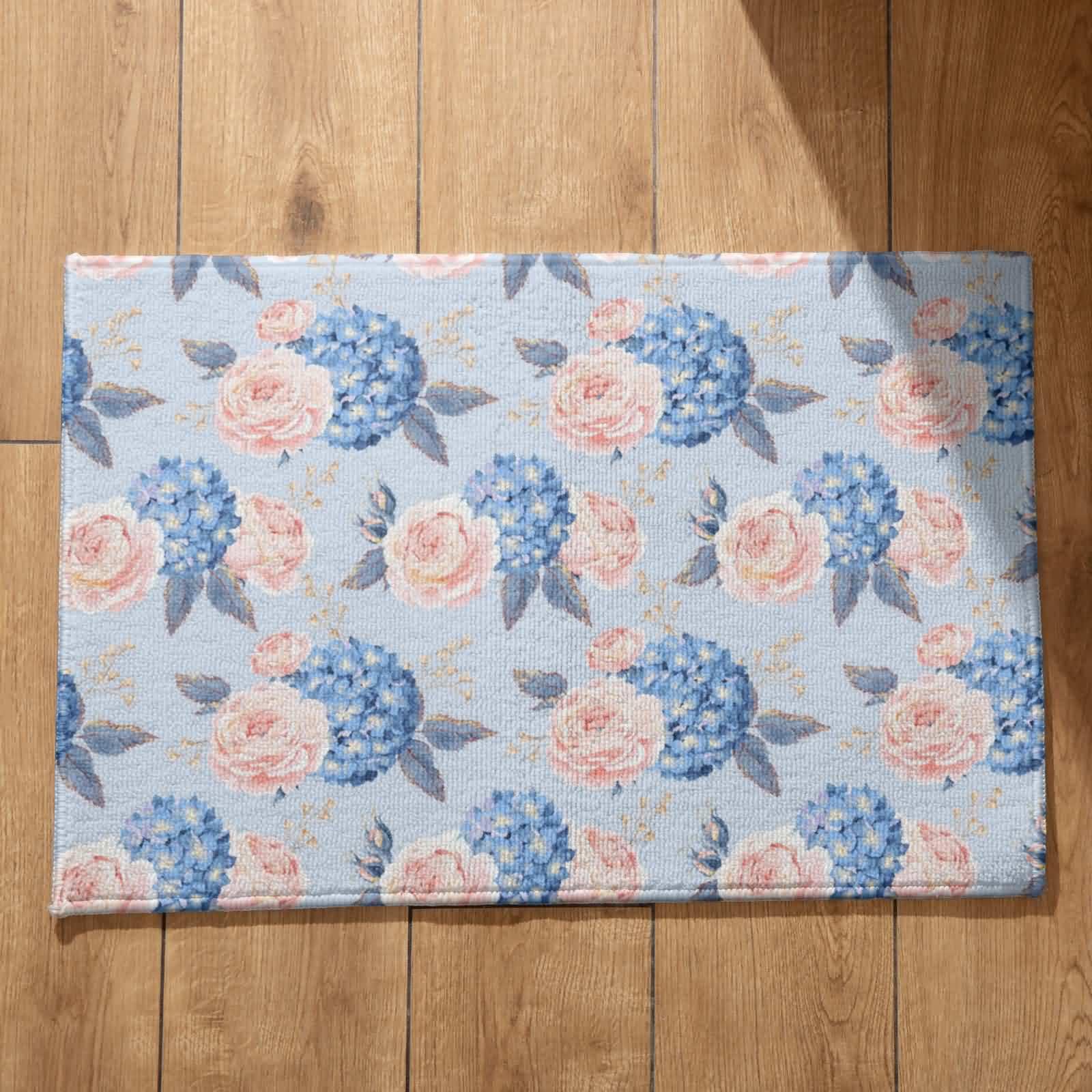 Tapis de porte d'entrée extérieur CEVAN fini les sols froids et sales grâce aux fleurs