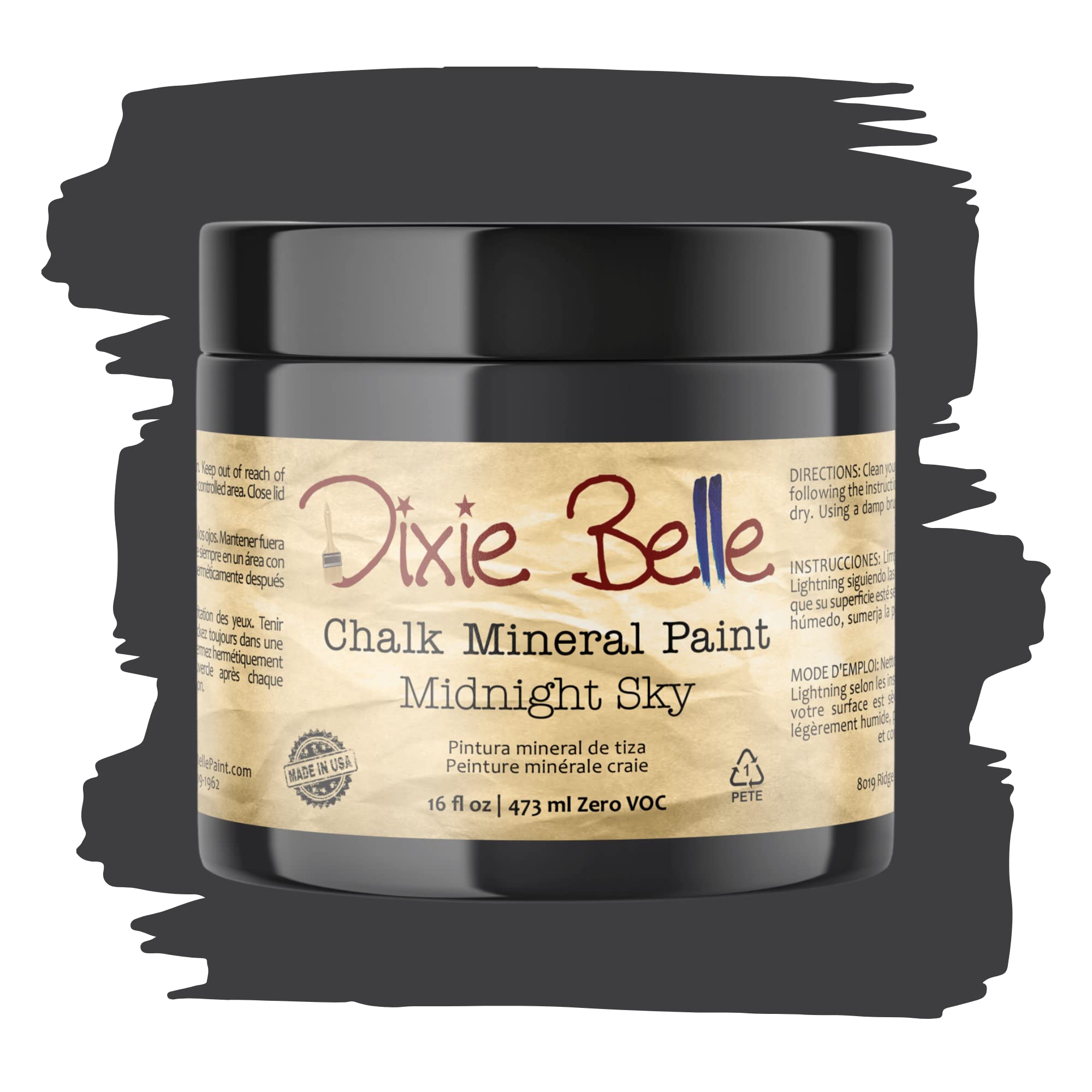 Dixie Belle Paint Company(470ml) - Chalk Finish Furniture (Midnight Sky) (470ml)