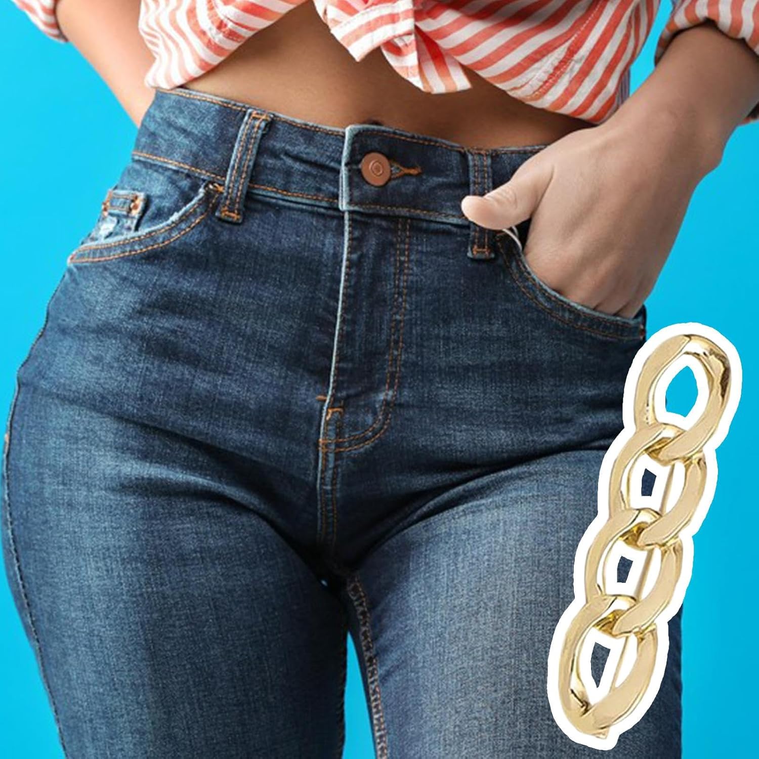 Broek Clips Om Taille Te Verkleinen | Maak Broektaille,Aanpasbare Knoopspelden, Herbruikbare Naailoze Metaalklemmen En Verstelbare Tailleband Voor