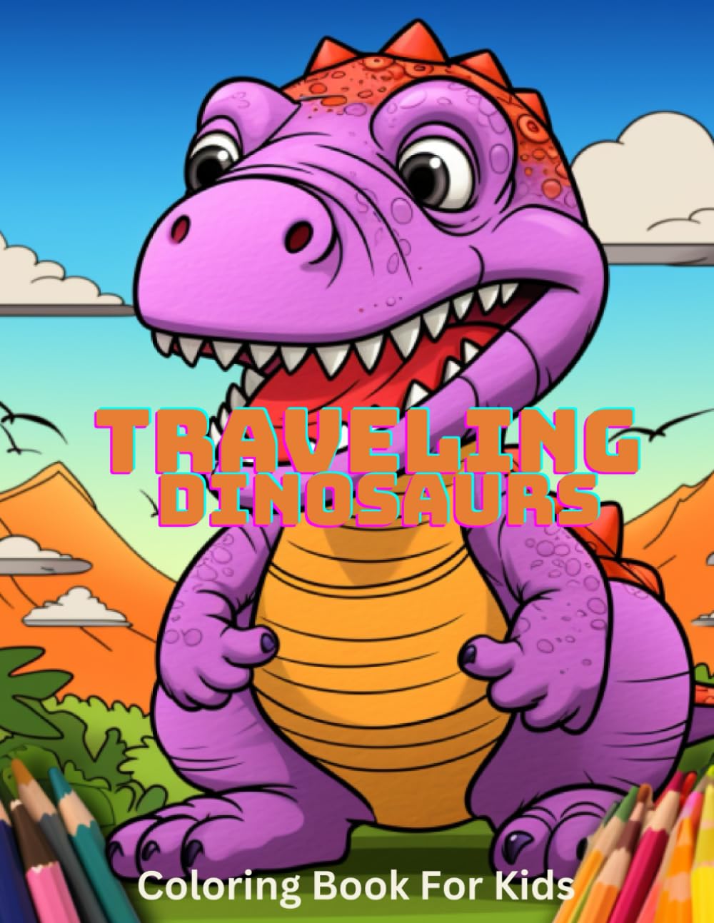 Traveling Dinosaurs Coloring Book for Kids Douglas, CDEE, Douglas