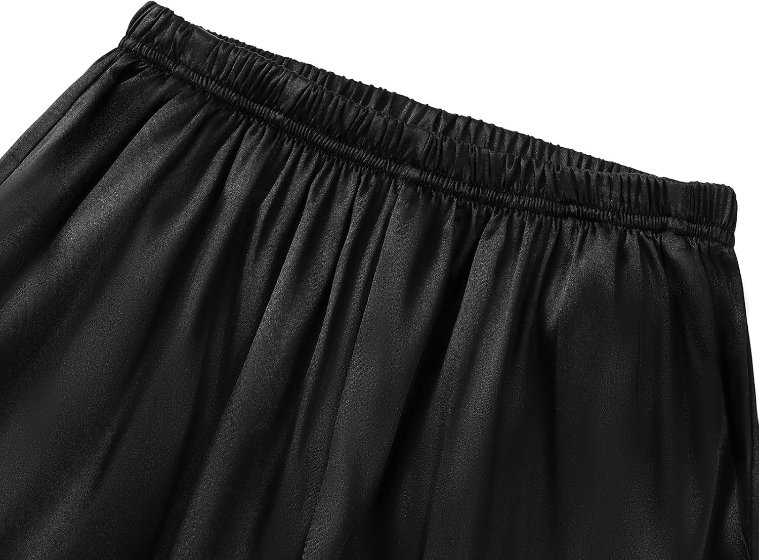 Weixinbuy Girls Pajamas Satin Pajama Set for Girls 2Pcs Silky Pjs Sleepwear Short Sleeve Button Down PJ Set Gifts for Kids - Image 8