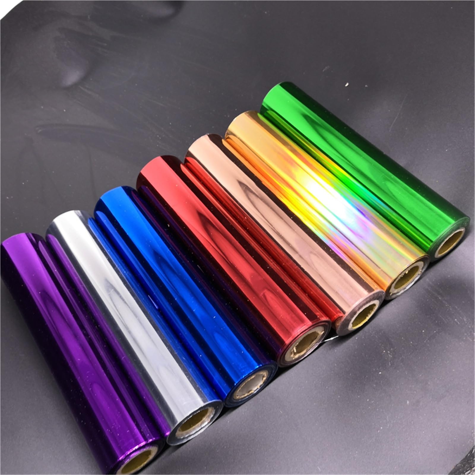 80 M/Rolle Gold Silber Heißprägefolie Papierrollen Geschenkpapier for DIY-Karten-Bastelpapier FüR Geburtstag(Pink)
