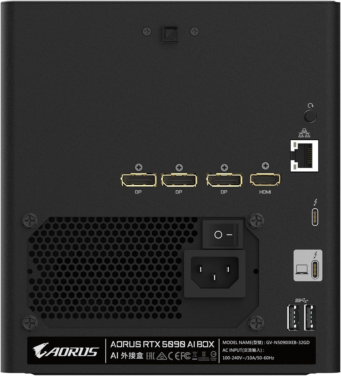 GIGABYTE AORUS RTX 5090 AI BOX Scheda Grafica ÔÇô 32 GB GDDR7 - Scheda video - Immagine 6