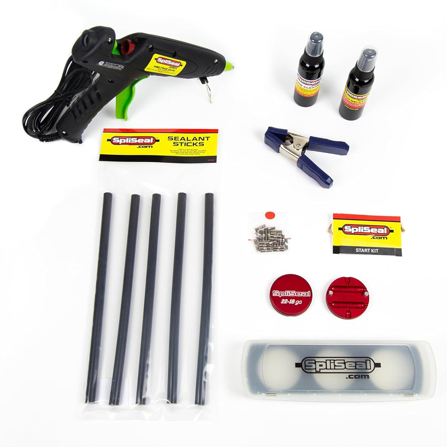 Starter Wiring Sealing Kit - Economical All-in-One Kit with 80W Glue Gun,1 Mould