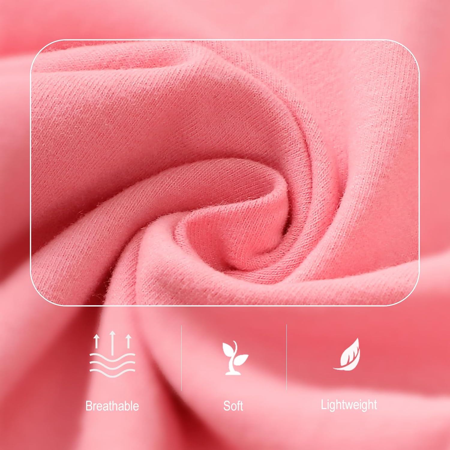 ROMPERINBOX Long Sleeve Onsies Girl 3 Pack Knitted Solid Baby Crew Neck Bodysuit Multicolors 0-24 Months - Image 3