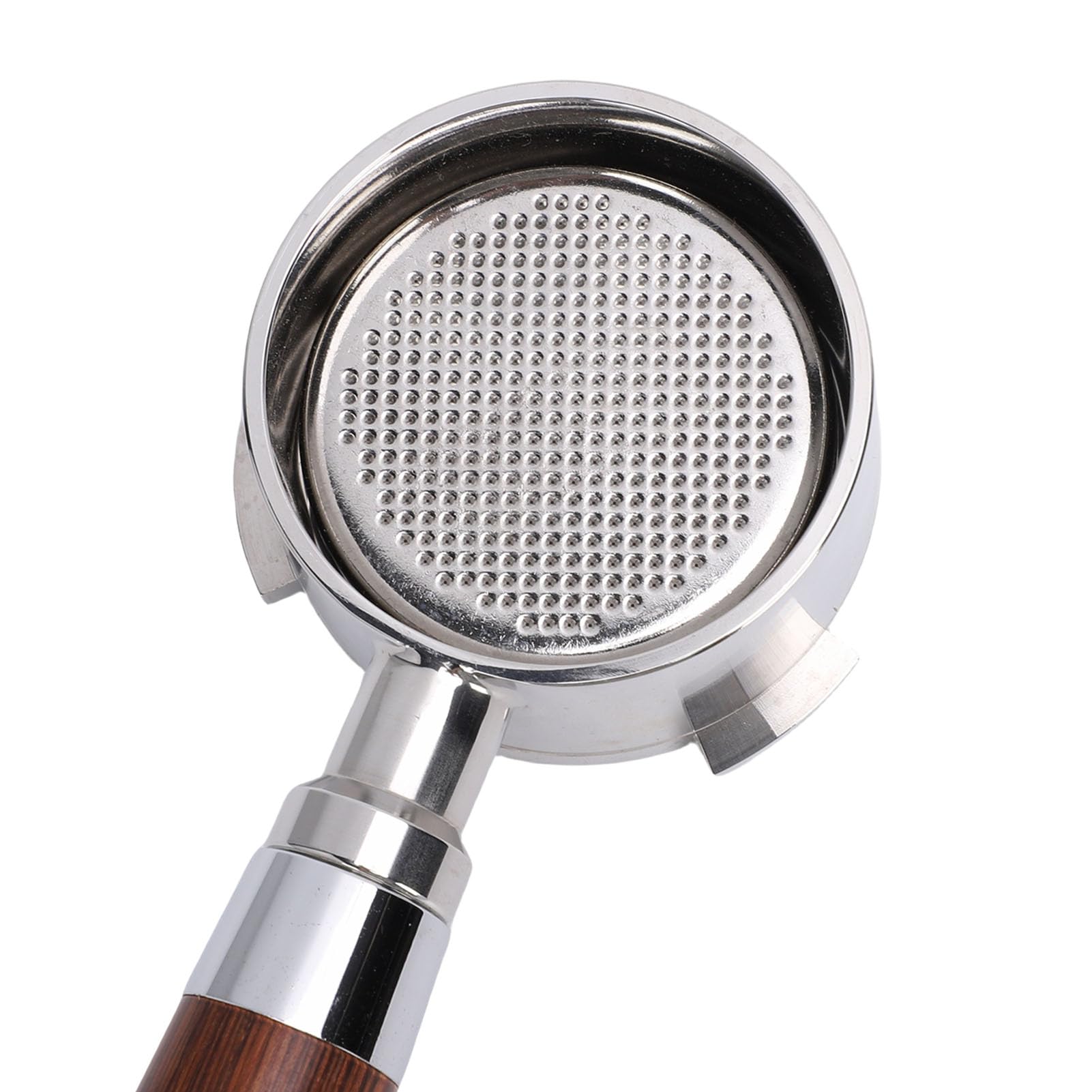 Fdit Portafiltro sin Fondo 51 Mm, Diseño Universal de 3 Orejas con Cesta de