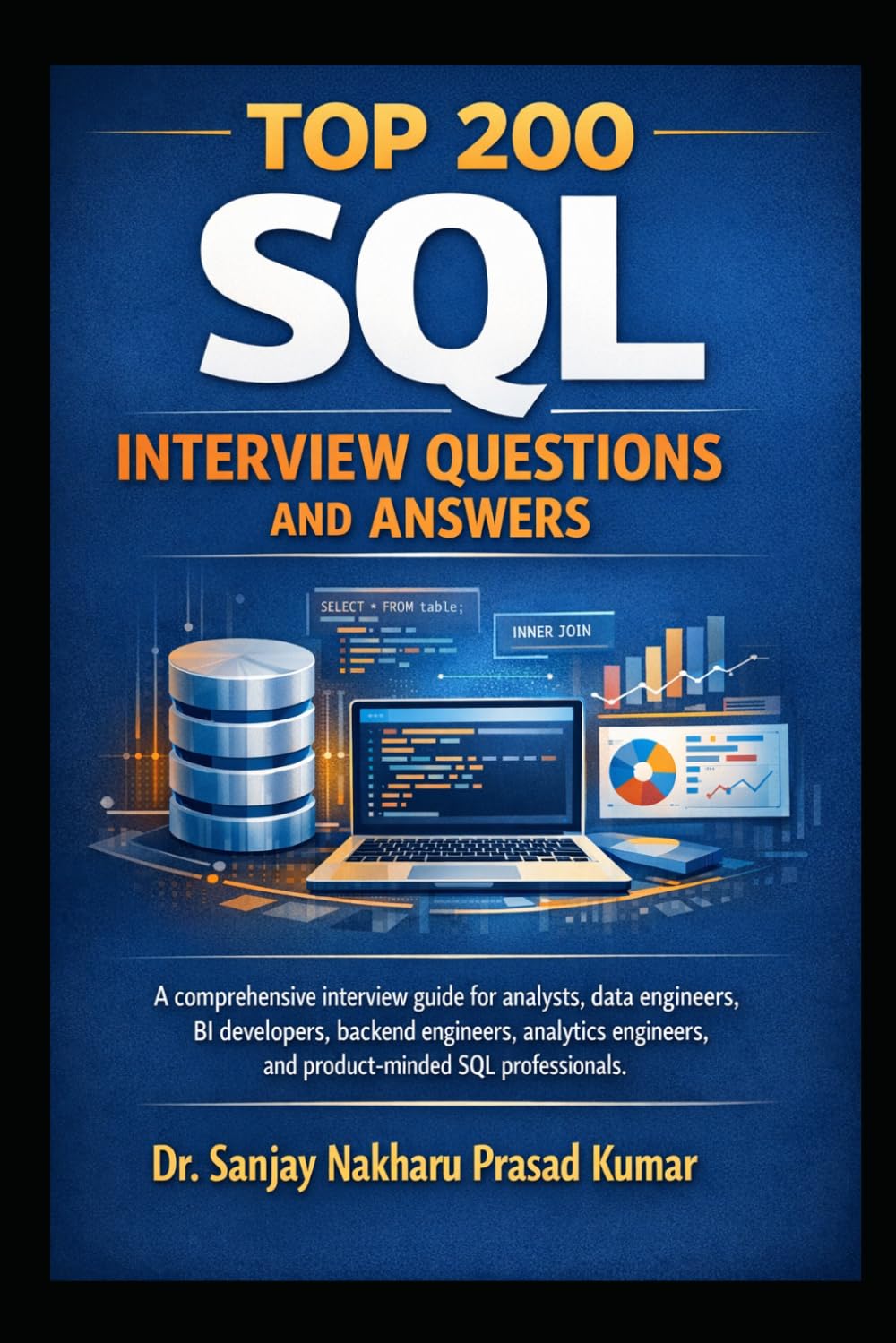 Top 200 SQL Interview Questions and Answers: A Comprehensive Interview Guide for Analysts, Data Engineers, BI Developers, Backend Engineers, Analytics Engineers, and Product-Minded SQL Professionals