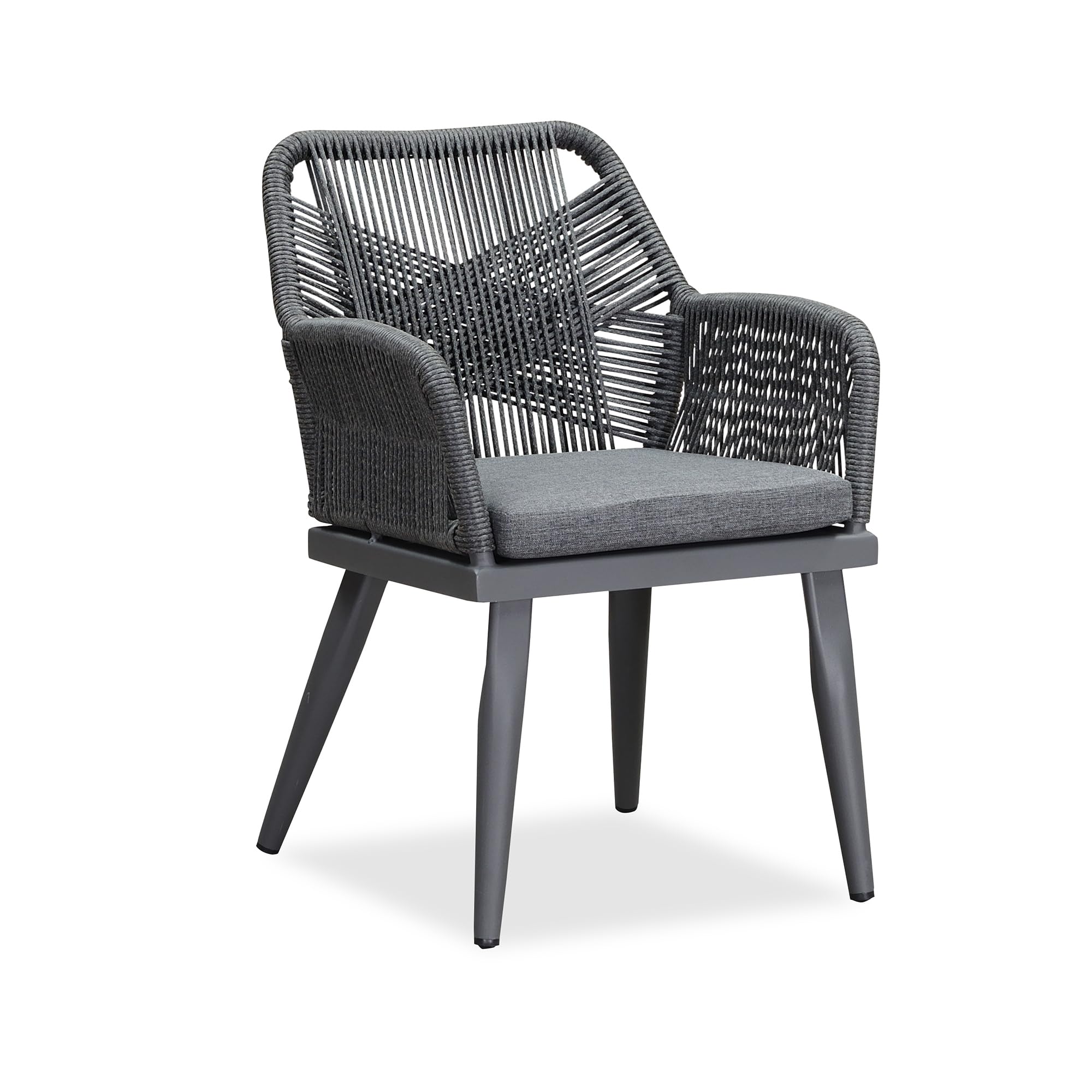 PURPLE LEAF Salon de Jardin Exterieur 10 Personnes Alu Assise Confortable | Entretien facile, Séchage rapide, Installation rapide, Ensemble table et chaises de jardin, Coussins inclus, Respirant, Patio