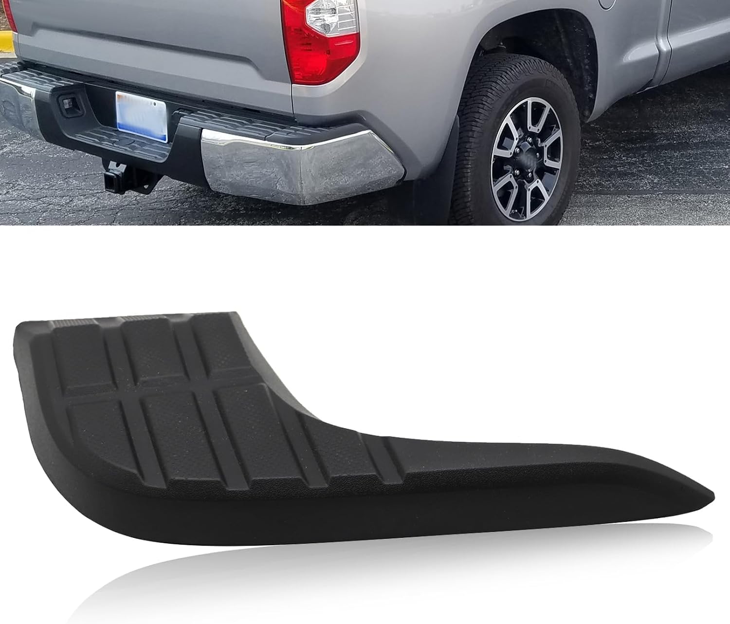Passenger Side Rear Bumper Step Pad Compatible with Tundra 2014-2018 521630C070 521630C060 TO1196102 TO1197102 (Right)