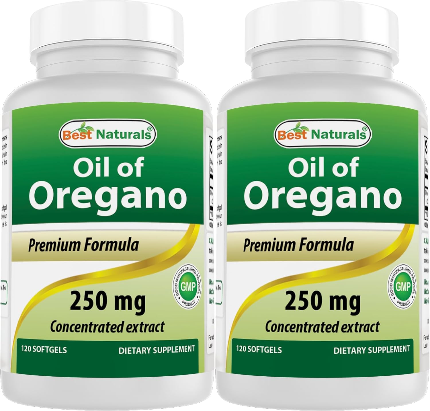 Best Naturals Oregano Oil 250 mg Softgels, 120 Count (Pack of 2)