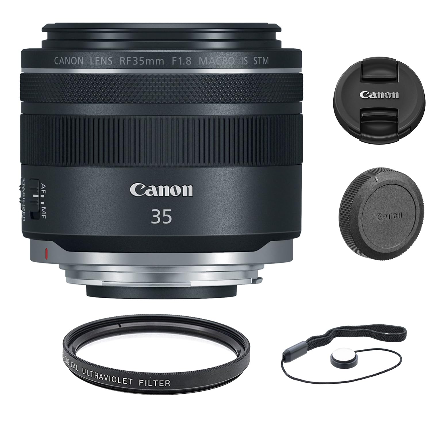 Amazon.co.jp: Canon RF 35mm f/1.8 マクロはSTMレンズ、UVフィルター