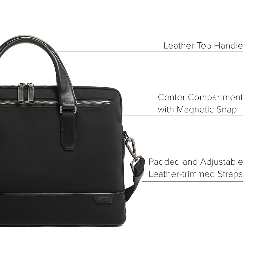 TUMI - Harrison Sycamore Slim Top Zip Work Briefcase
