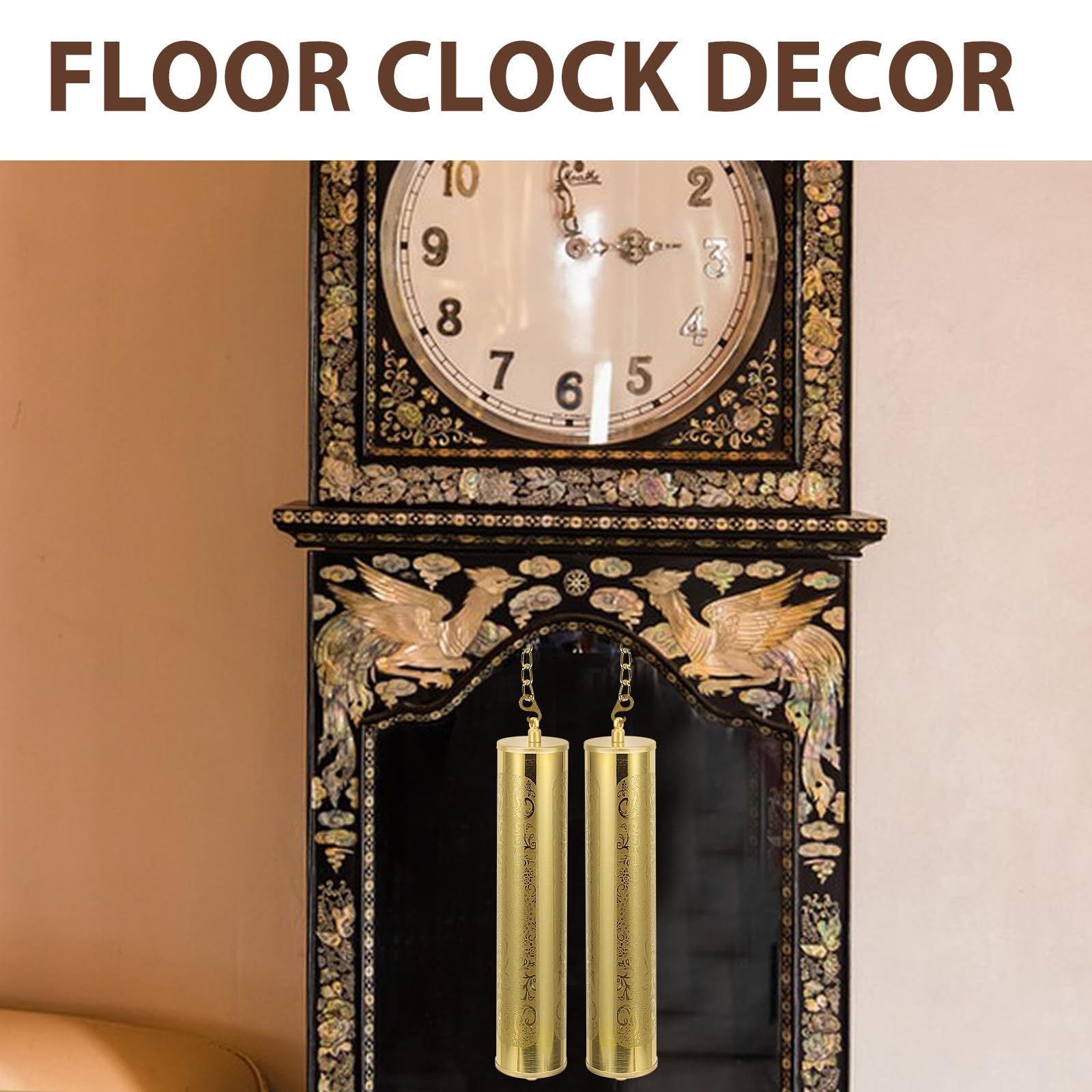 Amazon.com: Homoyoyo Metal Clock Pendulum Vintage Golden