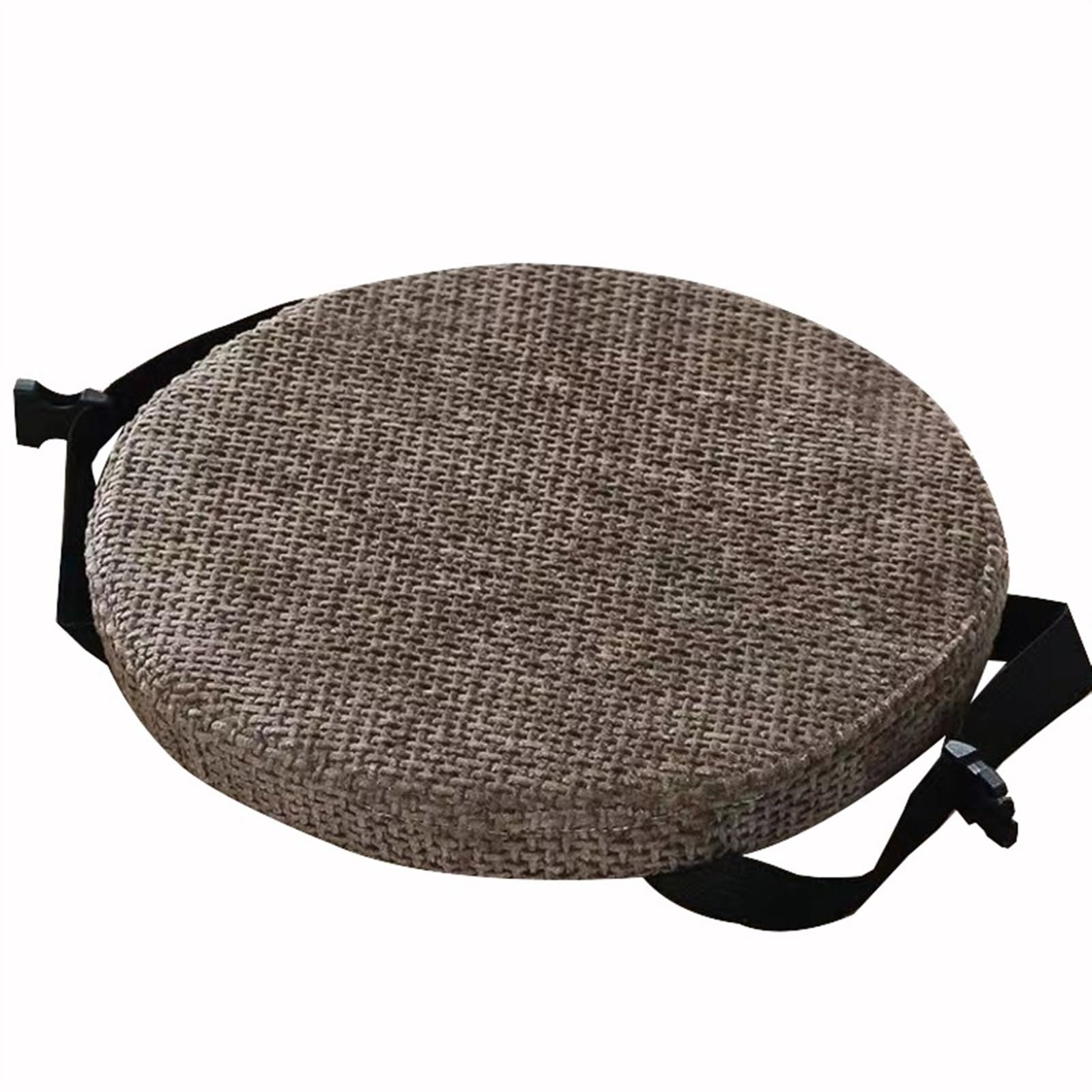 11/12/14/16 Inch Stool Cushion Round with Ties+snap, Non-Slip Seat Cushion for bar stools with Machine Washable Cover Chair Cushion Textured Barstool Pad(@8,20x2in50x5cm)