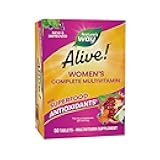 Nature's Way Alive! Daily Complete Multivitamin for Women, Supports Energy Metabolism, Hair, Skin & Nails*, B-Vitamins, Superfood Antioxidants, 50 Tablets (Packaging May Vary)