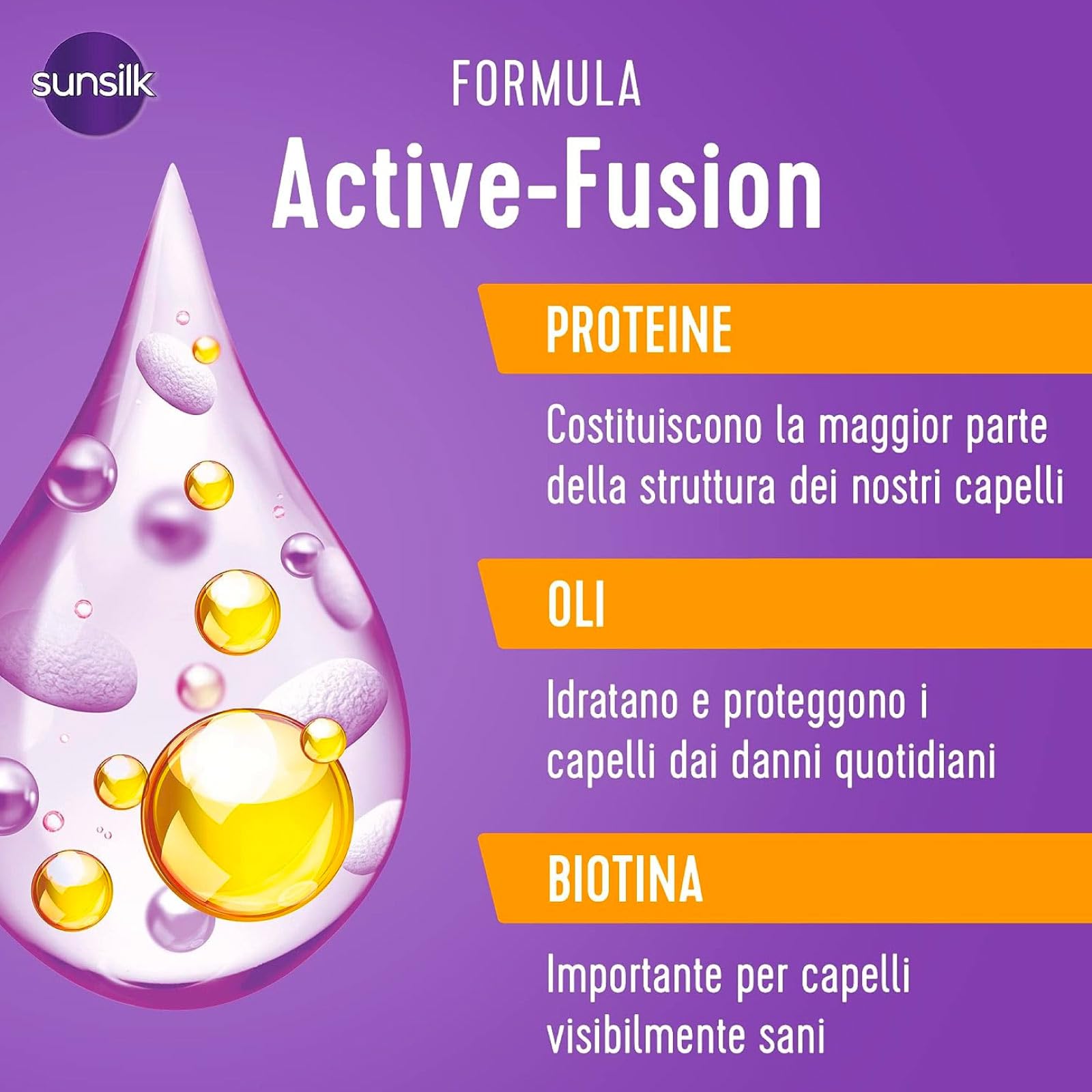 Sunsilk Crema Districante Liscio Perfetto per Capelli Lisci Azione Anti Crespo - 5 Flaconi da 200 ml