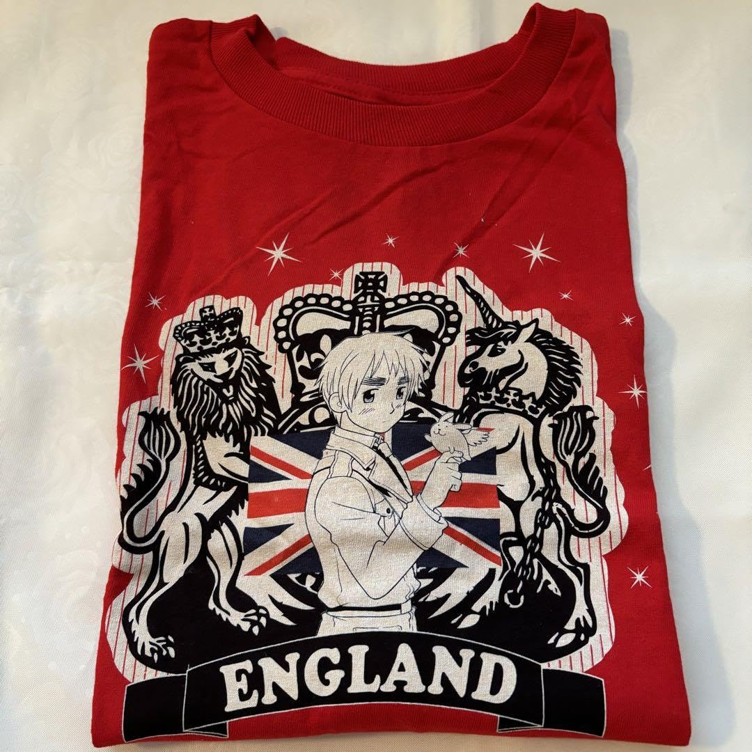 Amazon.co.jp: ヘタリア イギリス M 赤 Tシャツ : ホビー