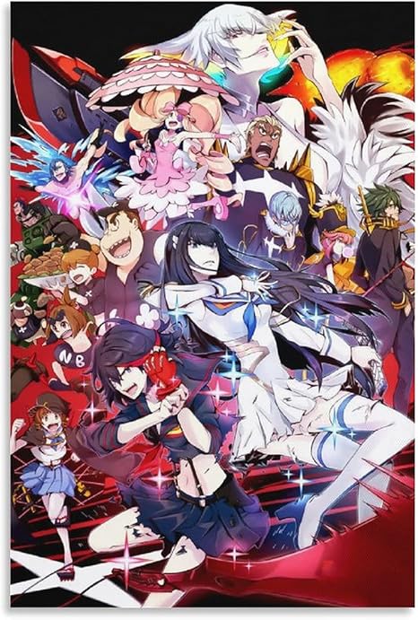 Amazon Co Jp アニメマンガキルラキルポスターアニメポスター装飾絵画キャンバス版画アートピクチャールーム装飾写真16x24inch 40x60cm ホーム キッチン Amazon Co Jp アニメマンガキルラキルポスターアニメポスター装飾絵画キャンバス版画アートピクチャールーム装飾写真16x24inch 40x60cm ホーム キッチン