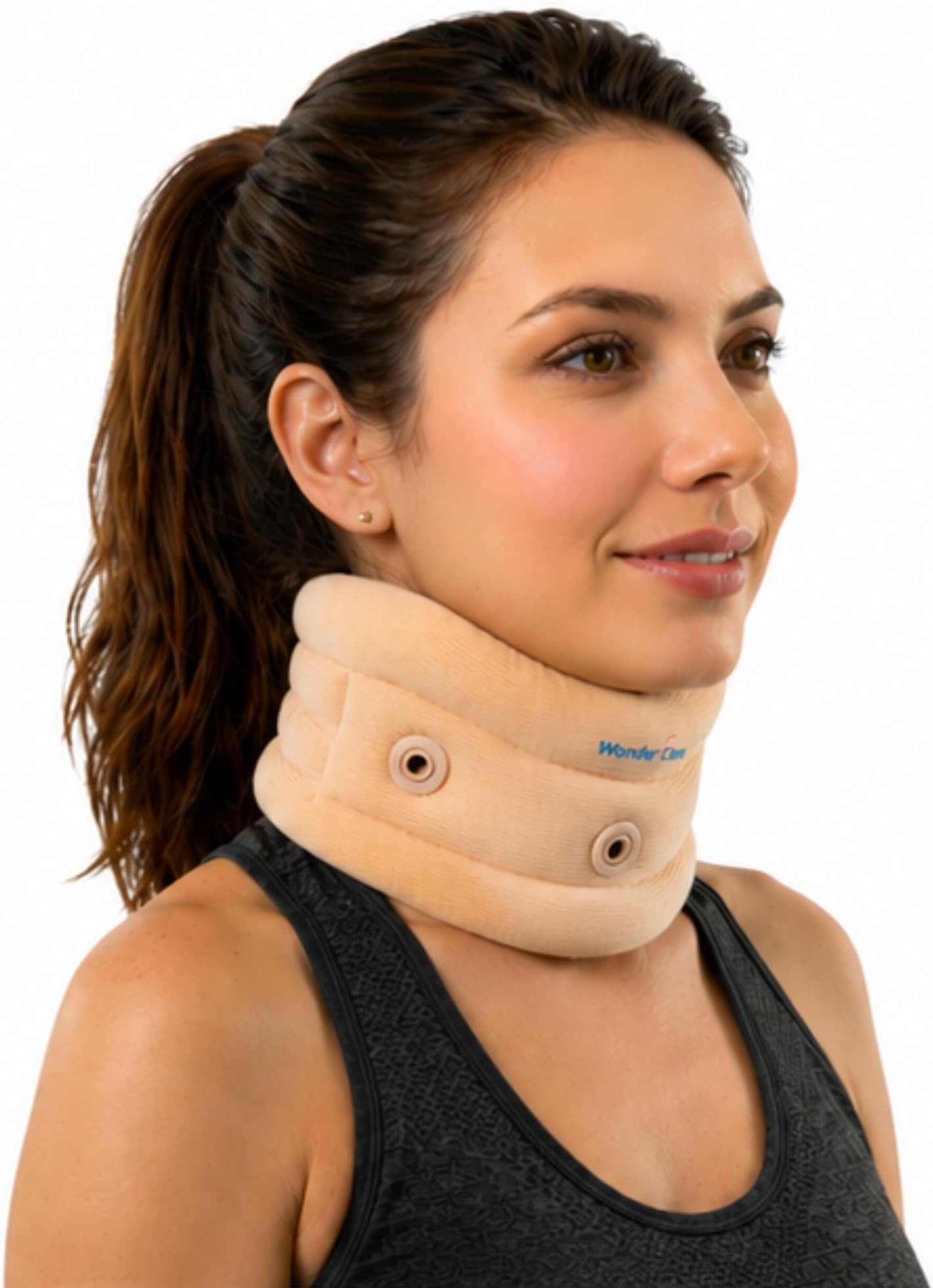 Wonder Care Soft Cervical Collar Adjustable Collar Neck Support Brace Neck Support Soft Neck Collar Neck Brace for Neck Pain and Support for Women & Men-L