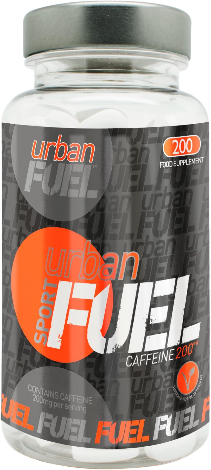 Urban Fuel Caffeine Tablets 200mg Food Supplement