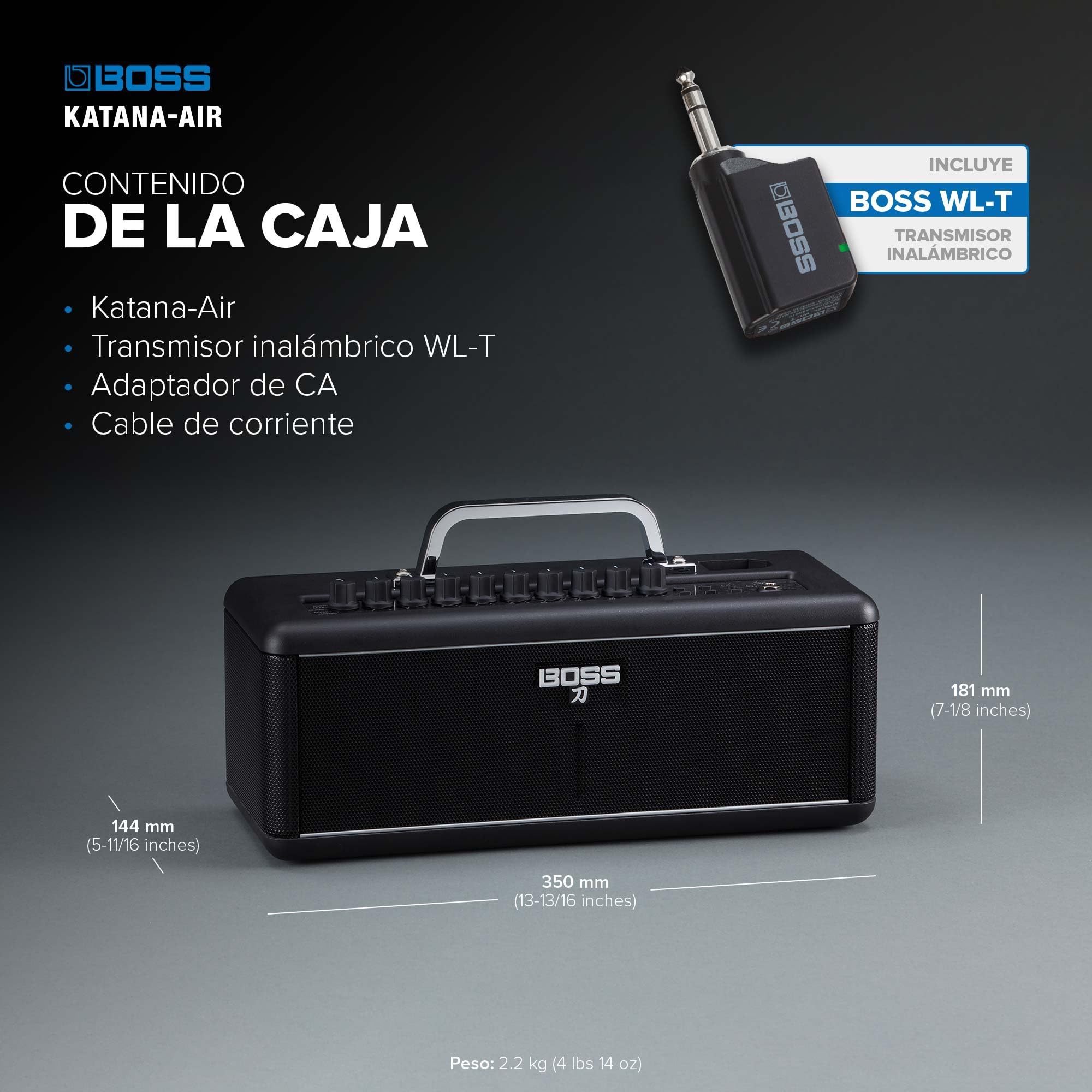 BOSS Katana-Air | Wireless Compact Desktop Amplifier for Guitar