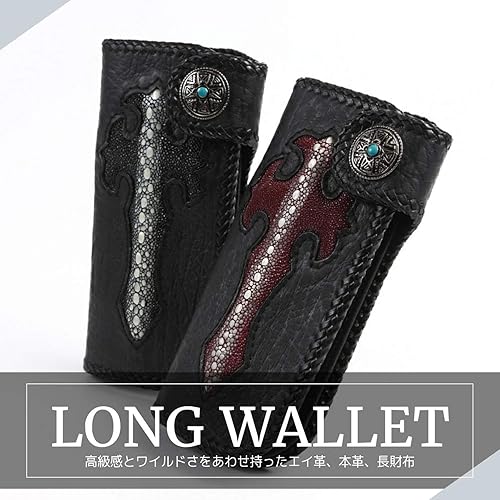 メンズ長財布　エイ革 zip_wallet4741a.jpg