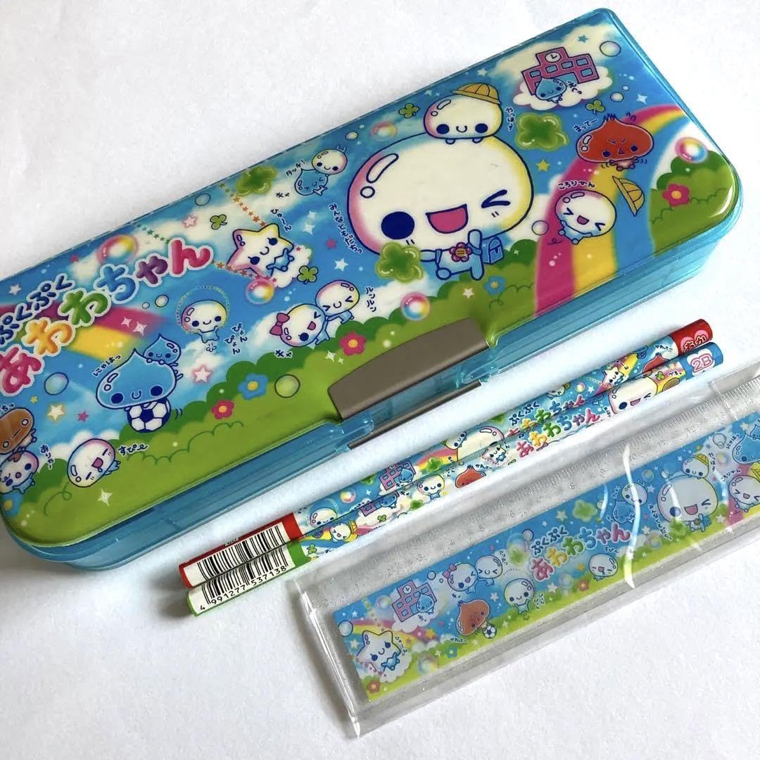 Amazon.co.jp: カミオジャパン ぷくぷくあわわちゃん ふでばこ 鉛筆 