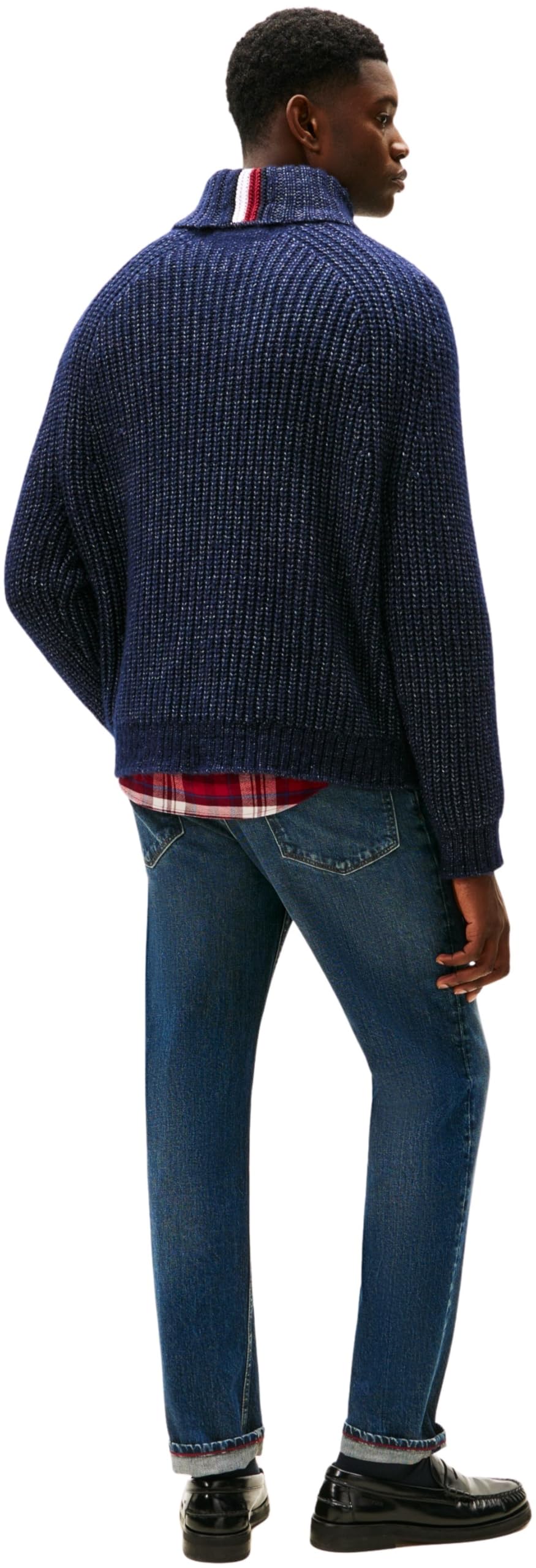 Tommy Hilfiger Herren Pullover Chunky Rib Roll Neck Strickpullover