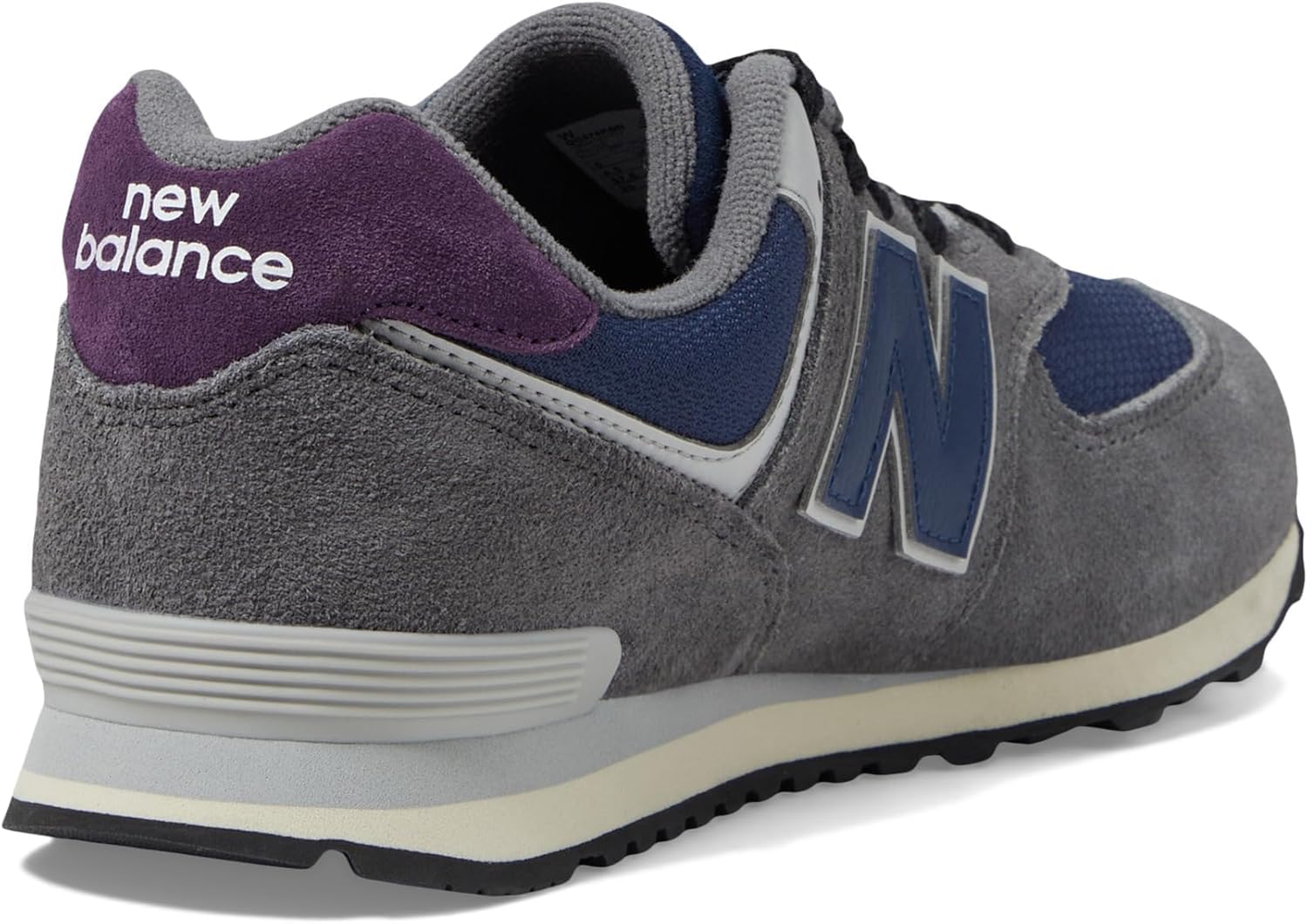 New Balance Kids 574 V1 70s Racing Lace-up Sneaker, Castlerock/NB Navy, 5.5 W Big Kid (8-12 Years) - Image 6