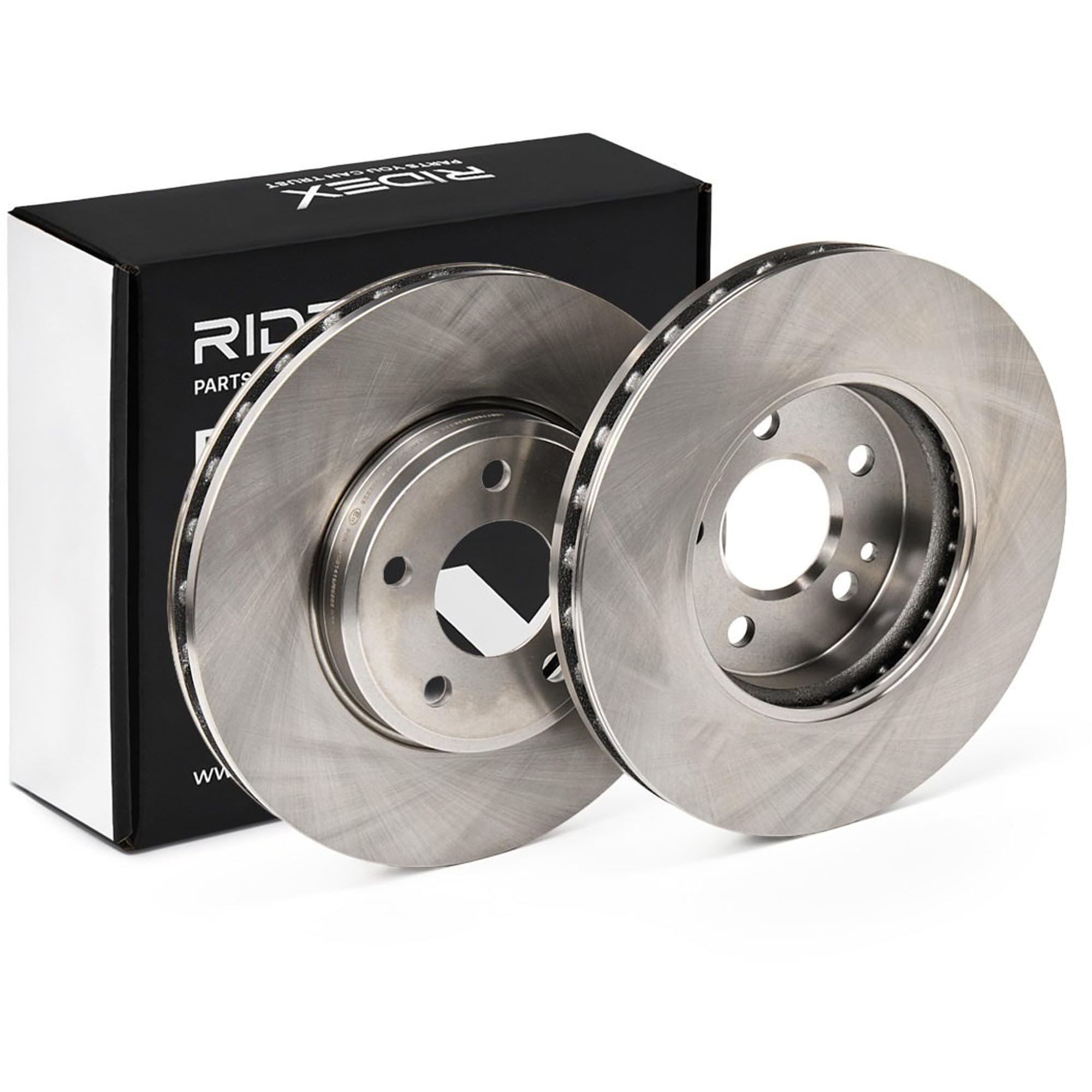 RIDEX 82B0838 2x Disco freno Anteriore senza viti/bulloni