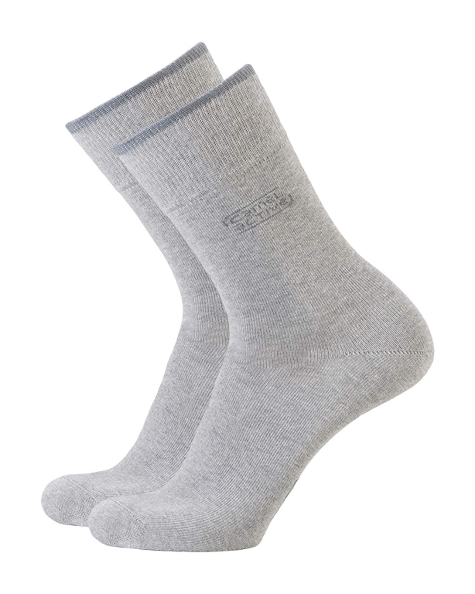 Camel Active Cotton Basic Men's Socks Pack of 2 Grey 43-46