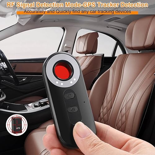 Miniatura 3 de Detector de cámara oculta - Buscador de cámara espía con alarma vibratoria, detector de rastreador GPS, detector de RF y errores, escáner de señal