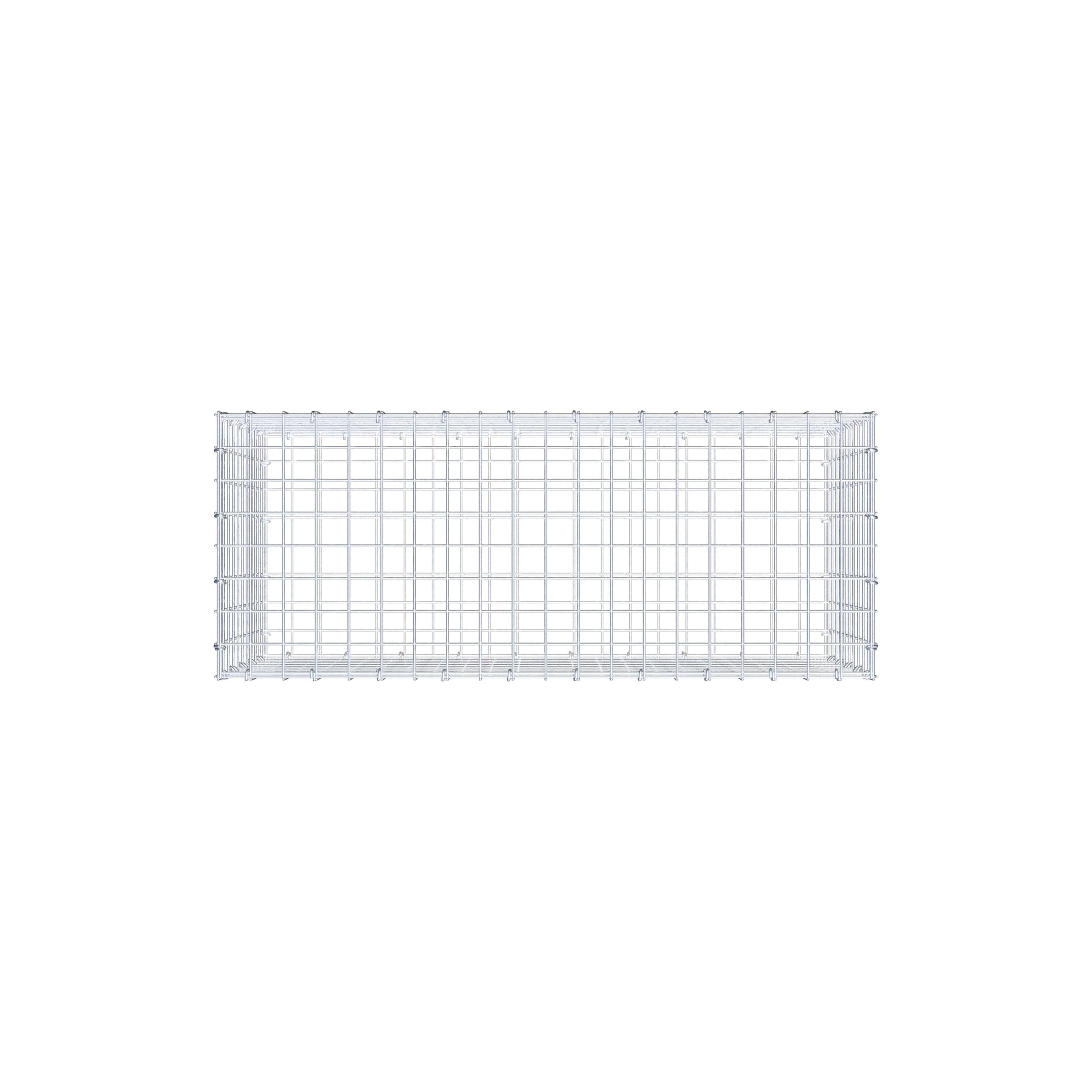 Gabiona Steinkorb-Gabione eckig, Maschenweite 5 x 5 cm, Tiefe 40 cm, Gabione 100 x 50 x 40 cm (L x H x T), C-Ring